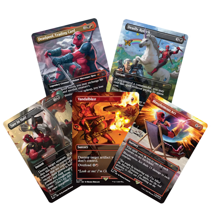 Magic the Gathering: Secret Lair Deadpool Non Foil Available for Pre-Order. Expected 25/04/2025