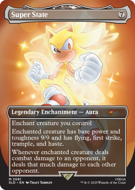 MTG Secret Lair - Friends & Foes Sonic The Hedgehog