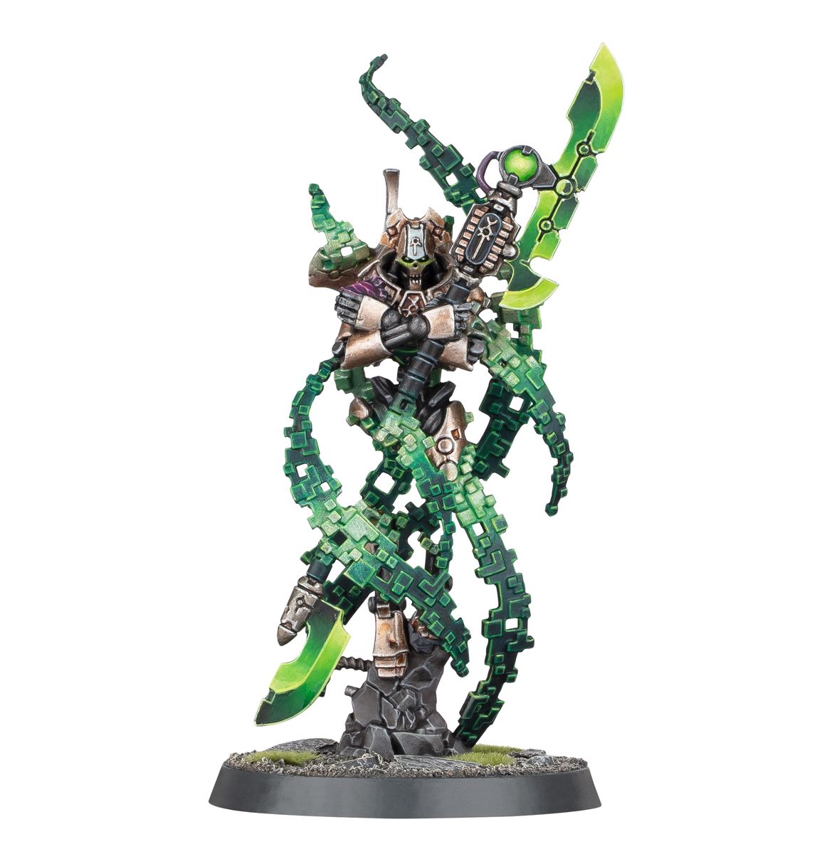 Warhammer 40K - Necrons: Overlord with Translocation Shroud