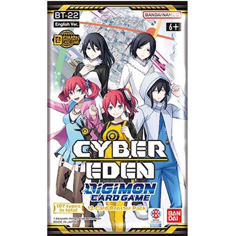 **PRE-ORDER** 25/07/2025 Digimon Card Game: Booster Set - Cyber Eden BT-22
