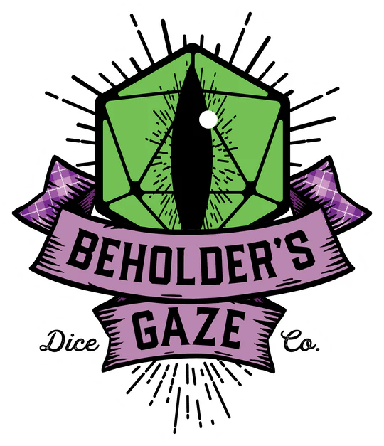 Beholder's Gaze Dice Co - Metal Lucky Bag