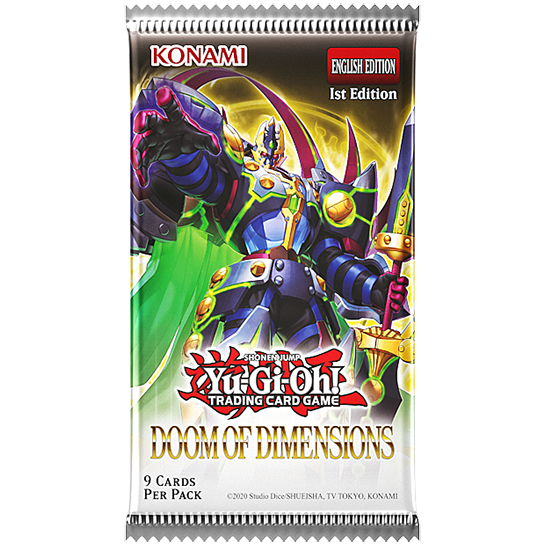 Pre-Order: Yugioh TCG - Doom of Dimensions Booster Box - 24.09.25
