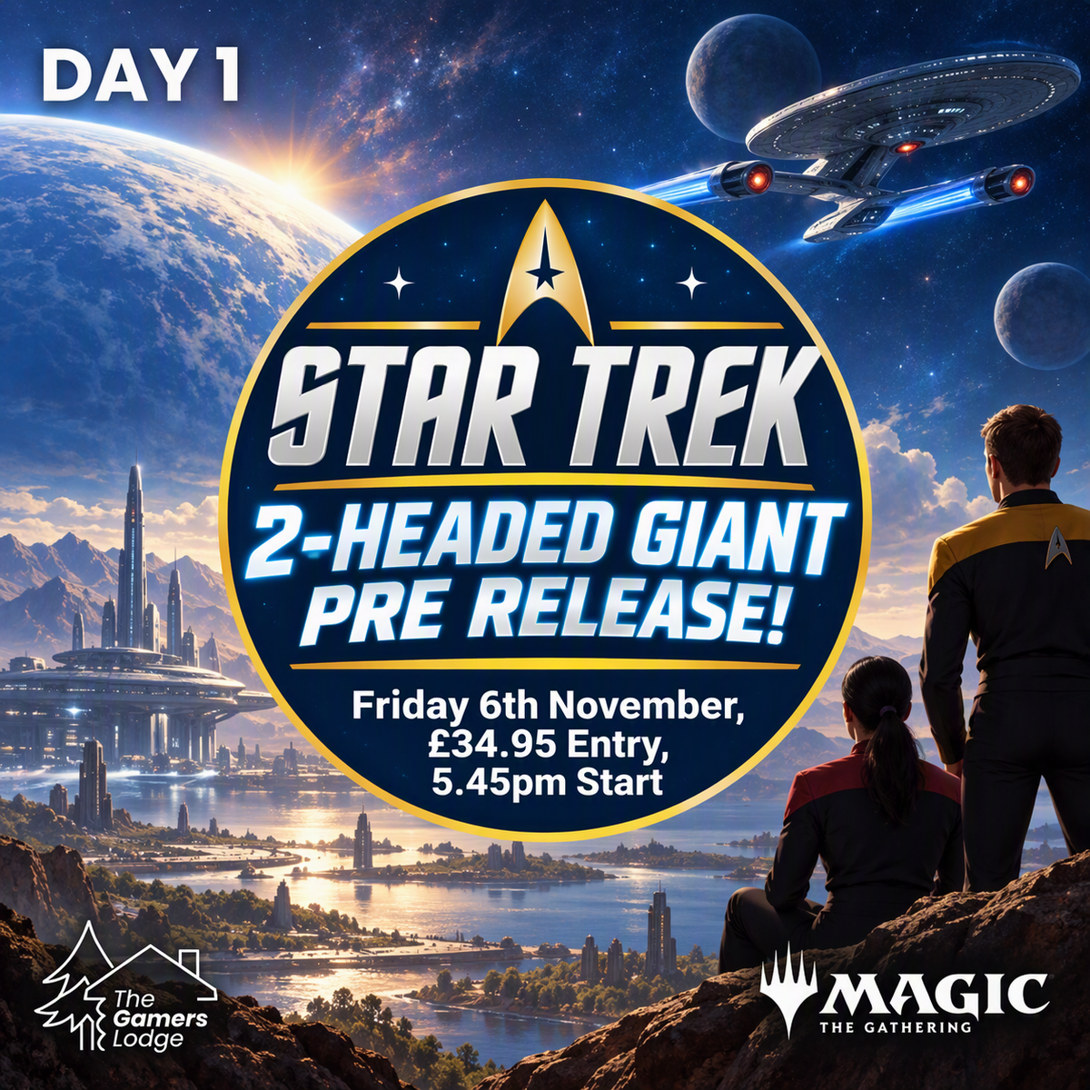 TICKET: MTG - Star Trek Pre-Release Weekend - 2 Headed Giant - FRIDAY 6th November 2026