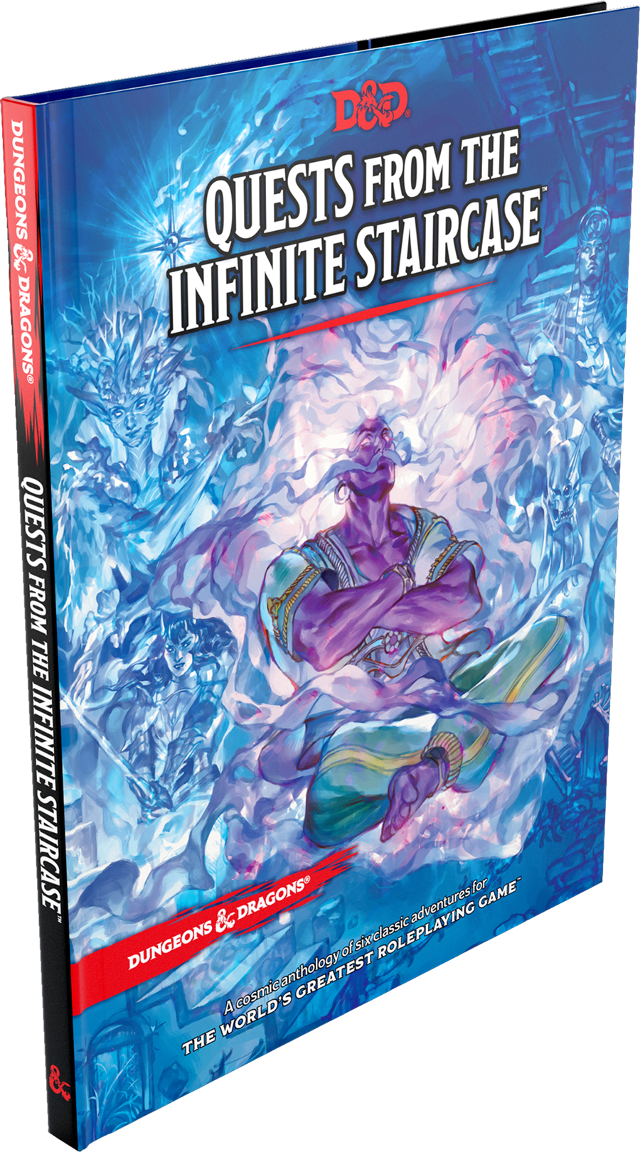 quests from the infinite staircase dungeons and dragons book thickness angled view