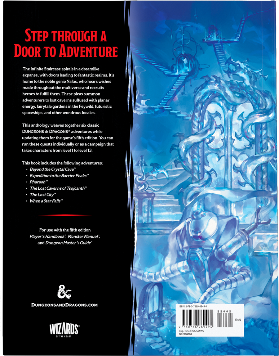 quests from the infinite staircase dungeons and dragons blurb