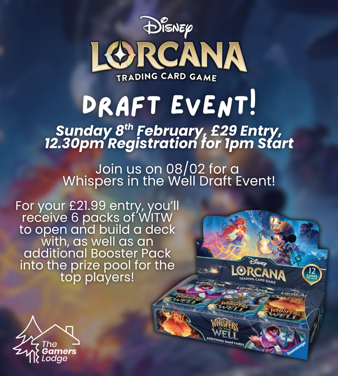 Lorcana WITW Draft Event - SUNDAY 8th February TICKET