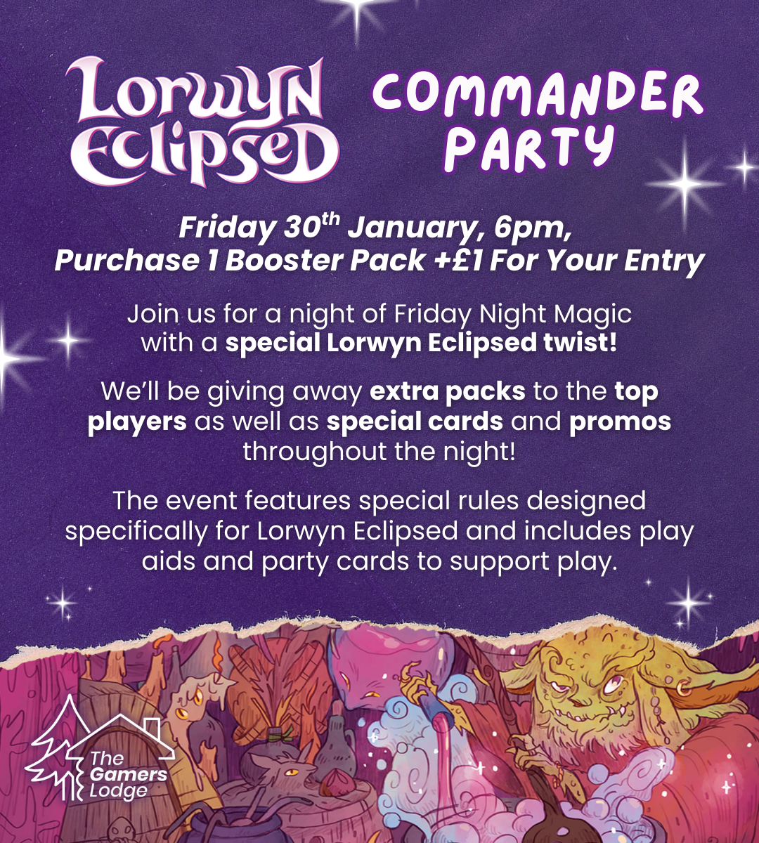 30/01/2026 MTG - Lorwyn Eclipsed Commander Party