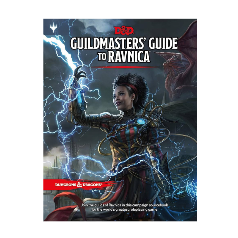 Guildmasters guide to ravnica dungeons and dragons book front cover