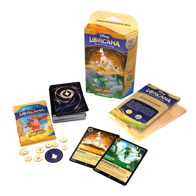 Disney Lorcana Trading Card Game - Into The Inklands - Starter Deck - Set 3