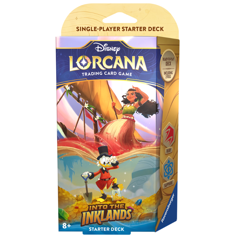 Disney Lorcana Trading Card Game - Into The Inklands - Starter Deck - Set 3