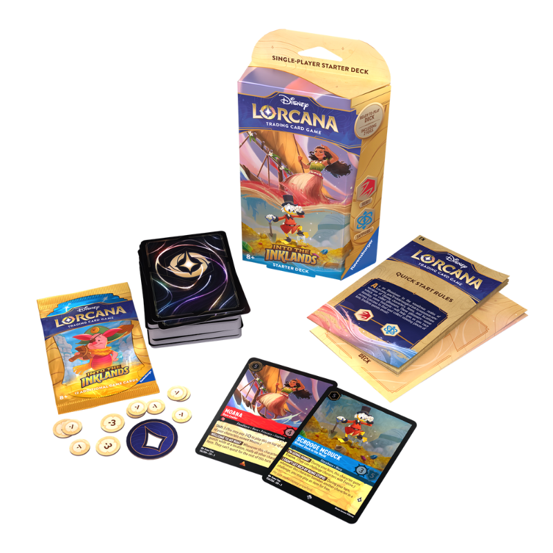 Disney Lorcana Trading Card Game - Into The Inklands - Starter Deck - Set 3