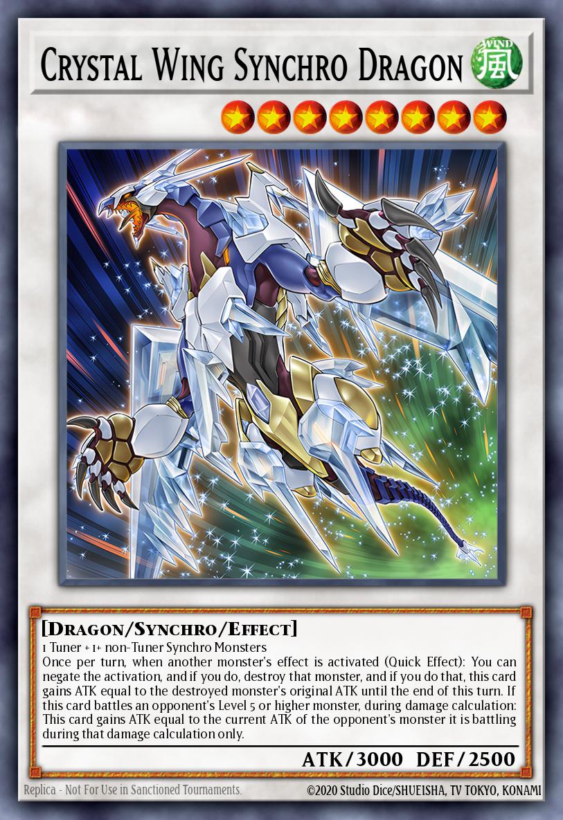 PHRE-EN059 “Crystal Wing Synchro Dragon" Rare