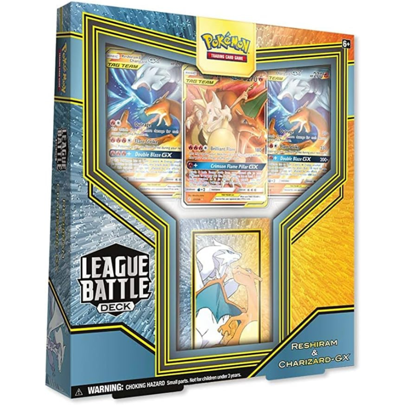 Pokemon TCG League Battle Deck Featuring Reshiram AND Charizard-GX
