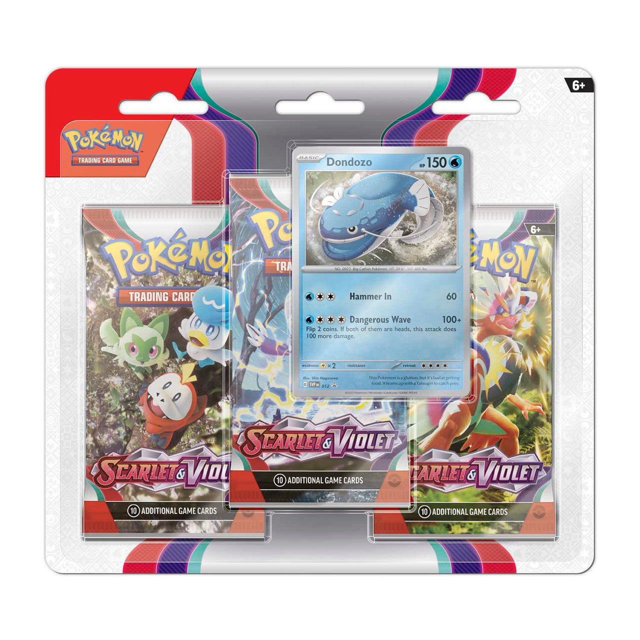 Pokemon Company TCG - Scarlet & Violet Base Set 3-pack blister