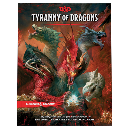 Tyranny of dragons dungeons and dragons book front cover