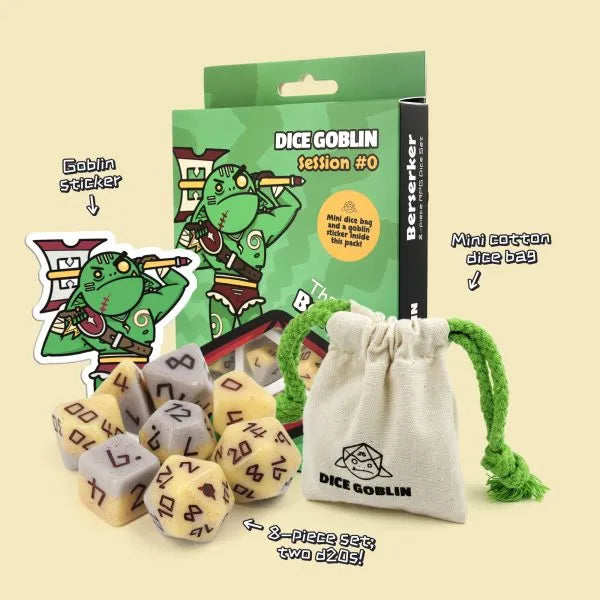 Dice Goblin: The Berserker - Dice Set