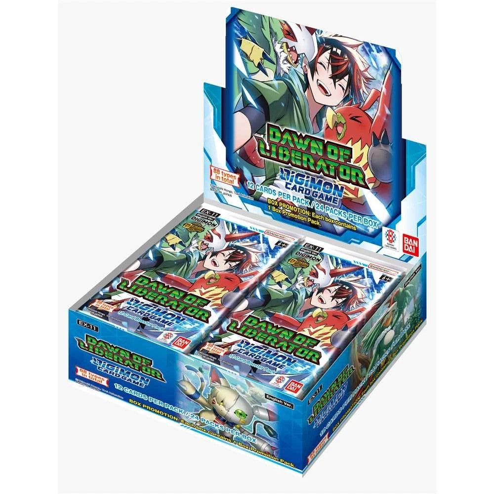 DAWN OF LIBERATOR 新品未開封　６箱 Digimon Card Game: Extra Booster - Dawn Of Liberator – The Gamers