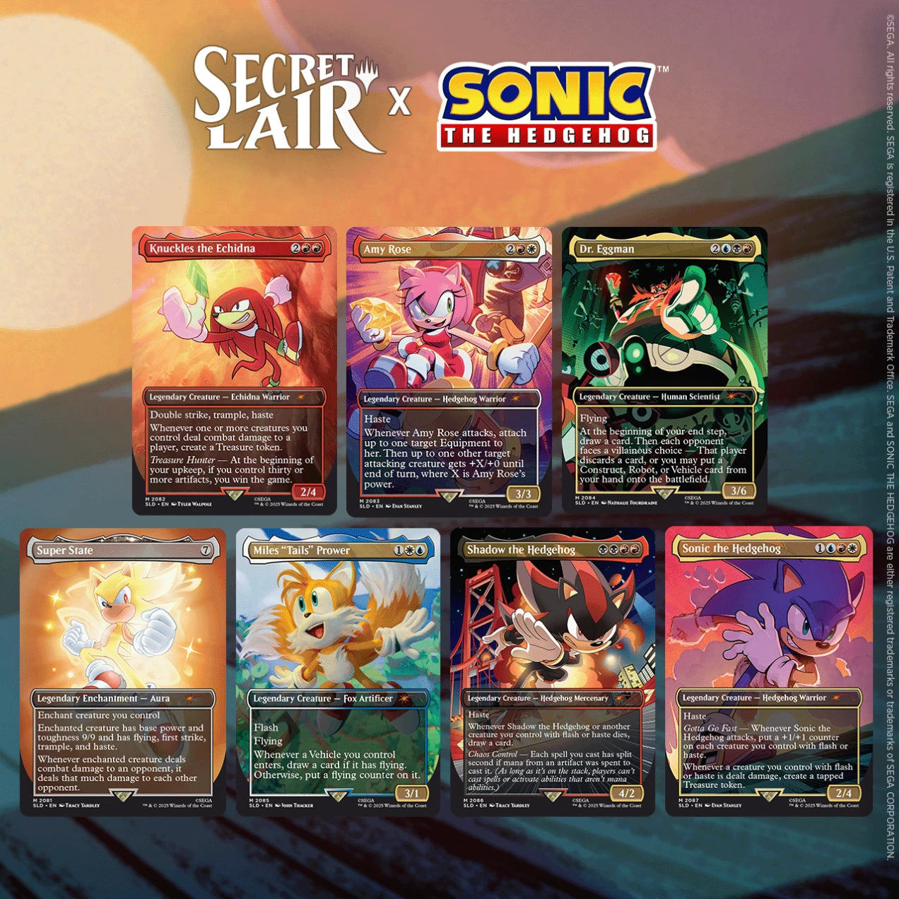 MTG secret lair sonic Friends&Foes 2セット MTG Secret Lair - Friends & Foes (Sonic The Hedgehog) – The Gamers