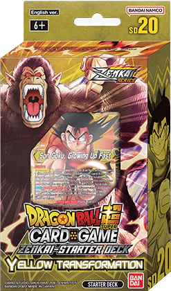 Dragon Ball TCG - Masters - Zenkai Series - Starter Deck Yellow Transformation - SD20