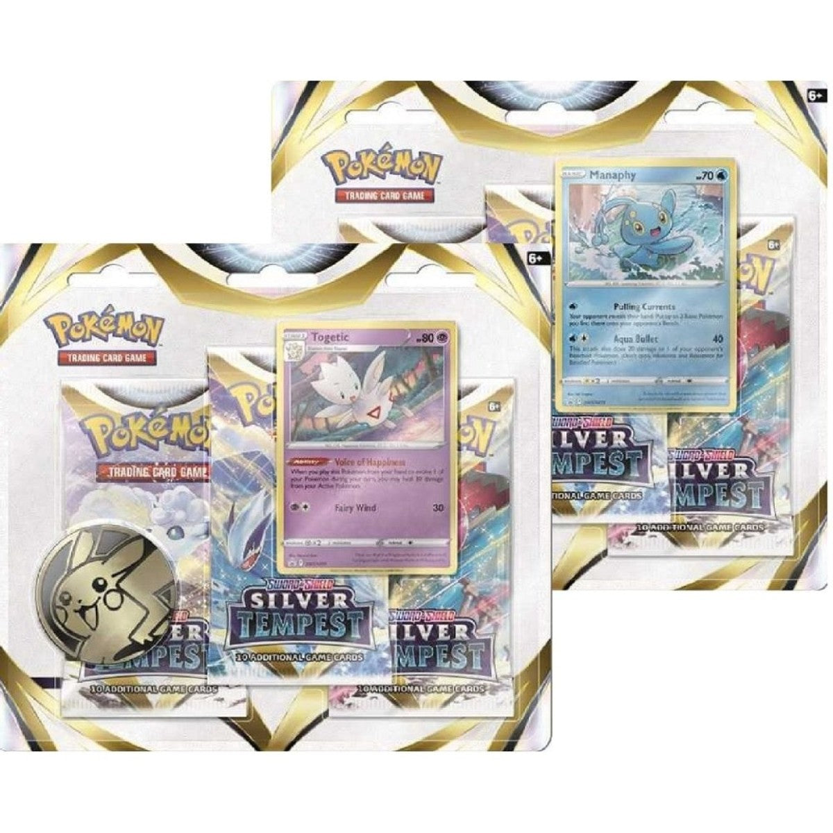 Pokemon Company TCG: Silver Tempest Triple Blister Pack