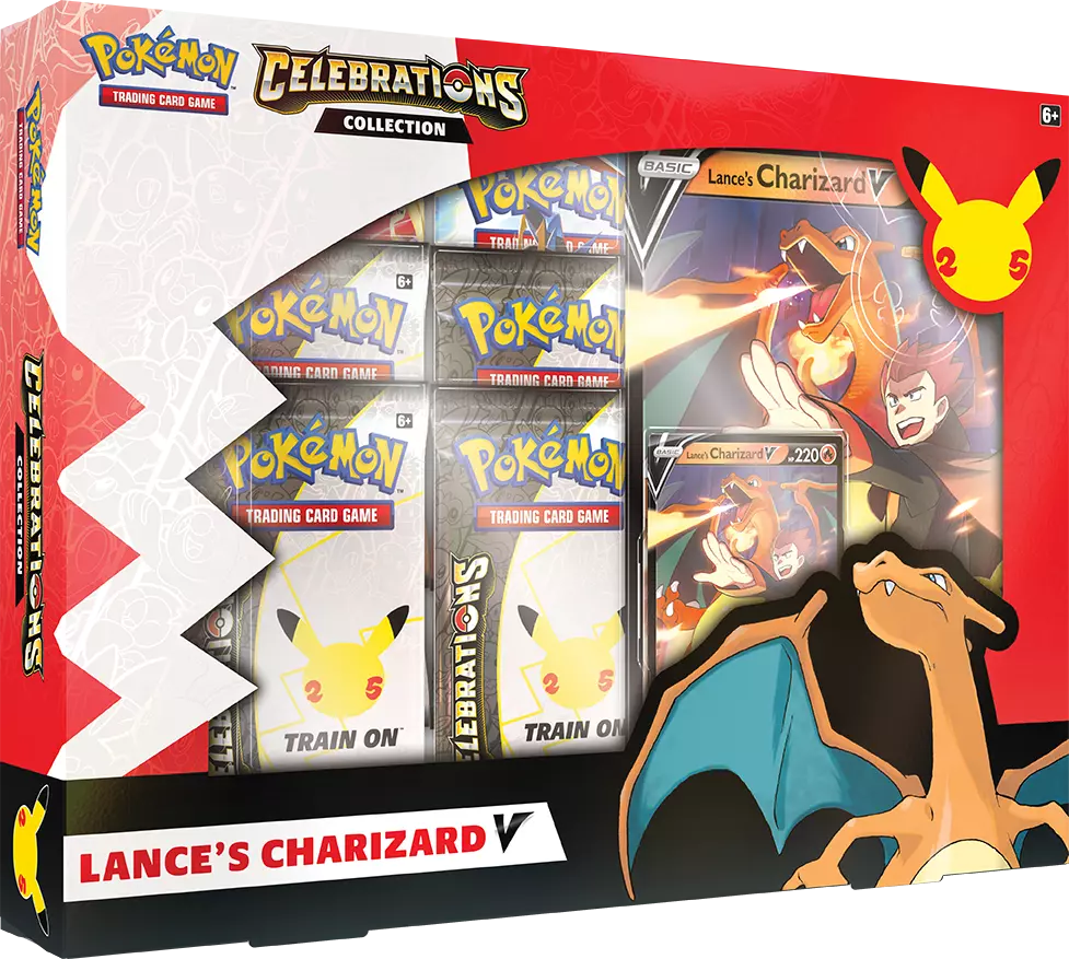 Pokemon - Lance’s CHARIZARD V Box Celebrations Collection