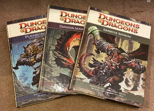 Dungeons & Dragons 4th Edition Core Rulebook Collection in slipcase
