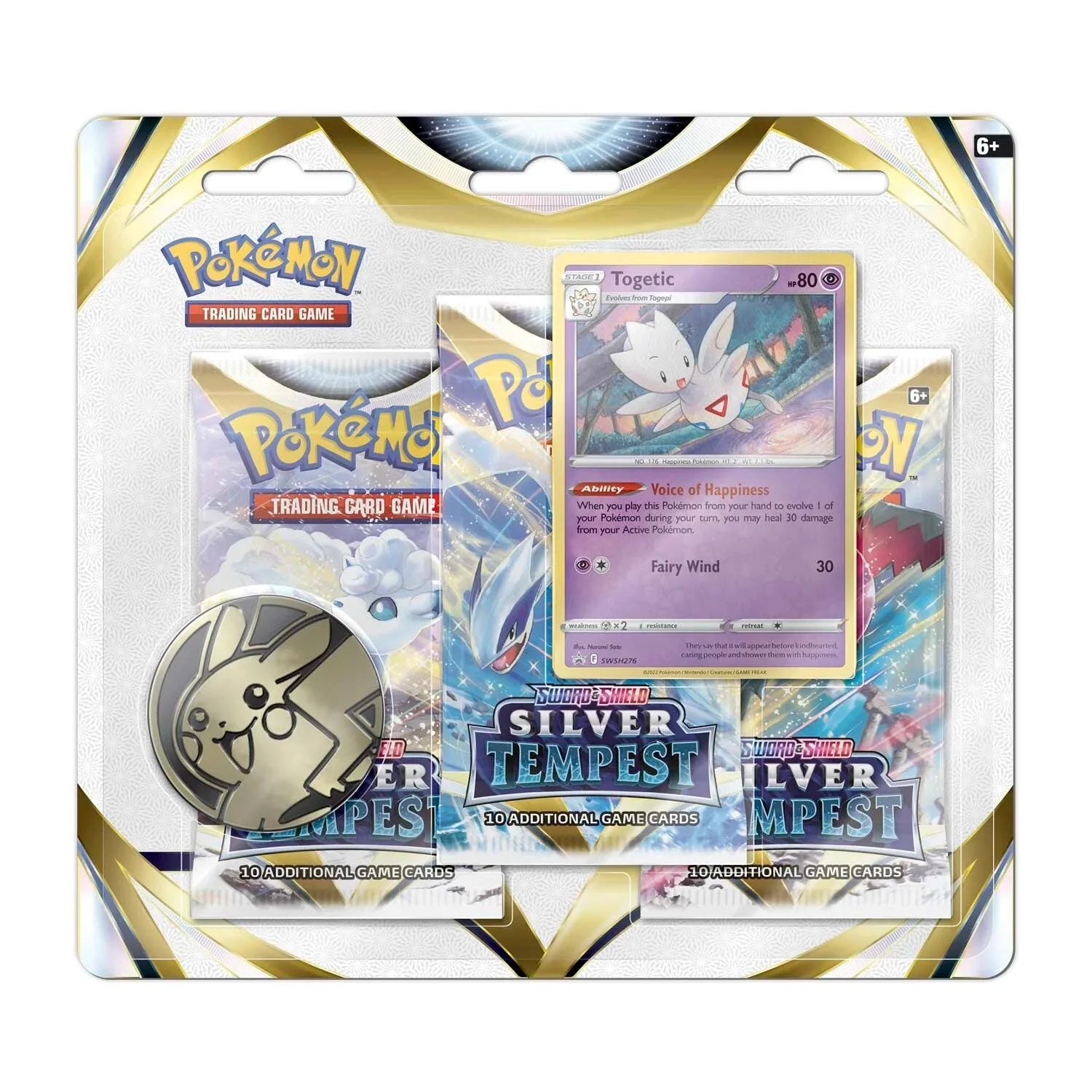 Pokemon Company TCG: Silver Tempest Triple Blister Pack