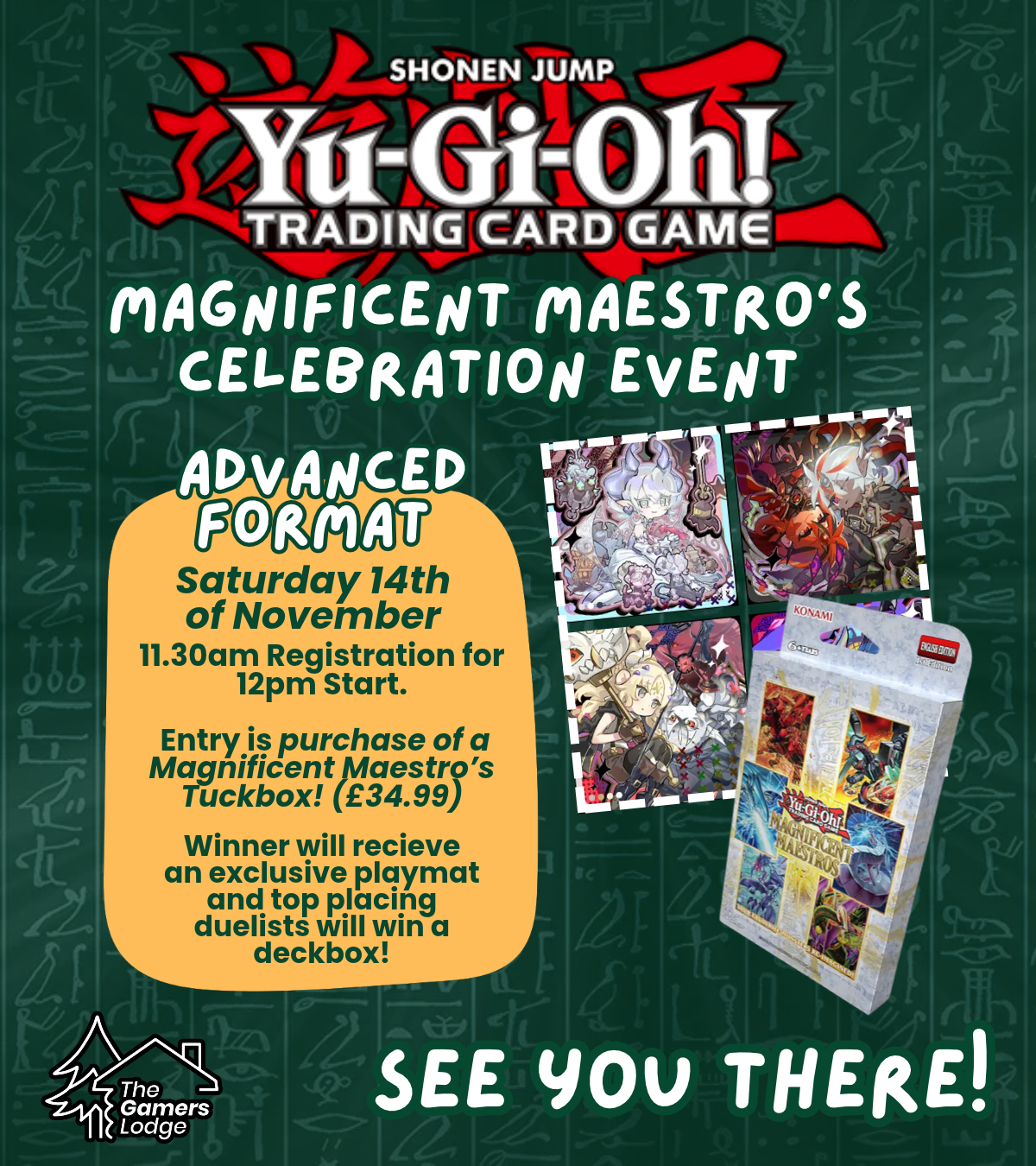 TICKET: Magnificent Maestro's Celebration Event! Saturday 14th November