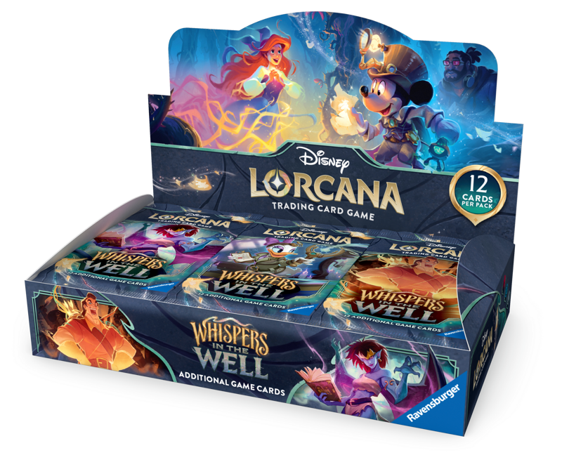 whispers in the well booster box disney lorcana