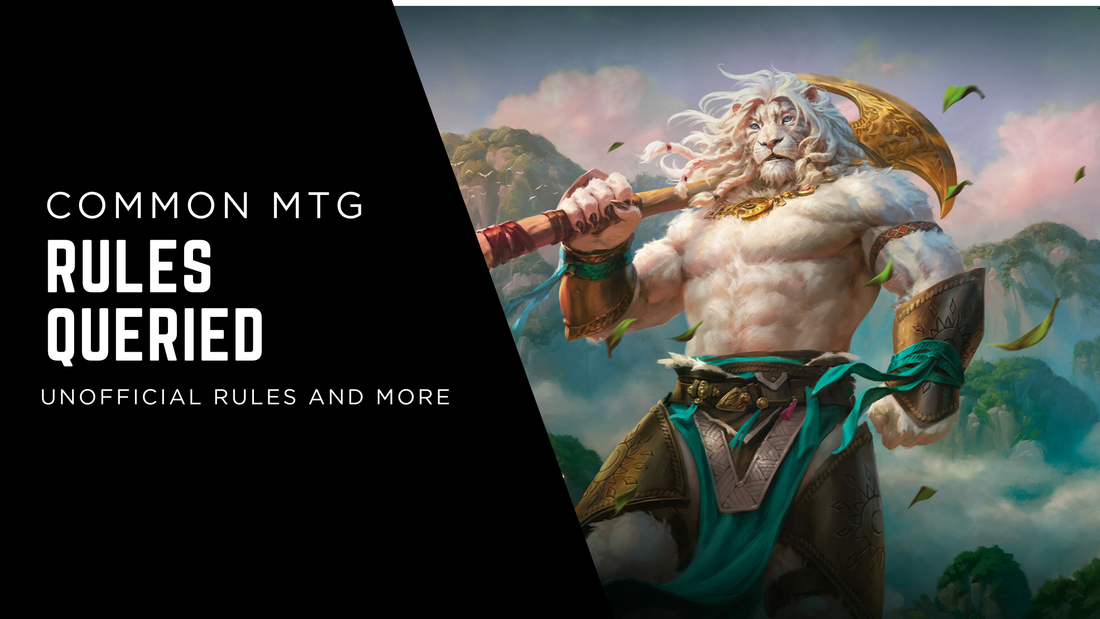 MTG Commonly Queried Rules (official and community-based)