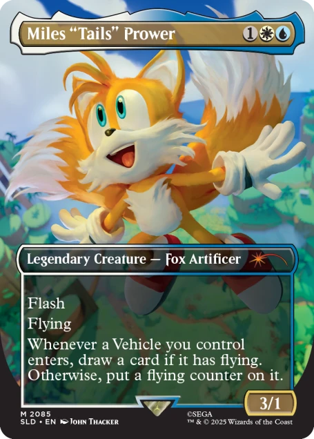 MTG Secret Lair - Friends & Foes Sonic The Hedgehog 