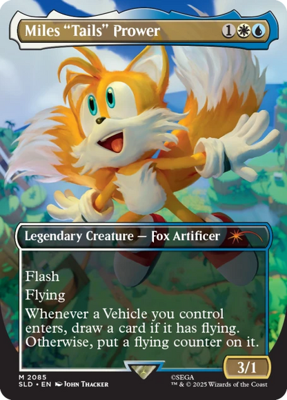 MTG Secret Lair - Friends & Foes Sonic The Hedgehog 