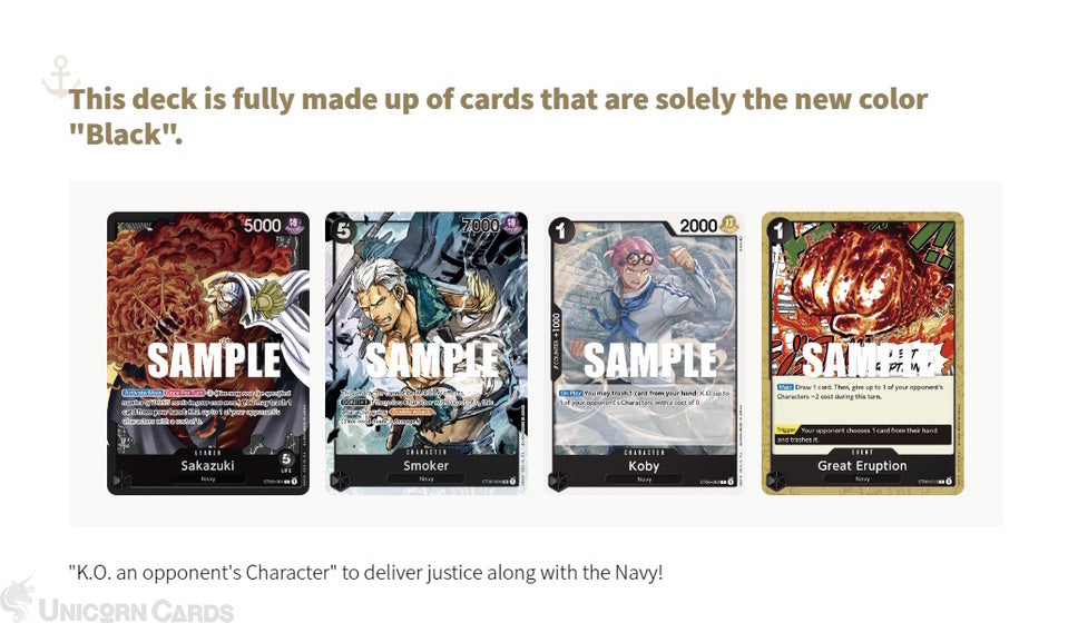 One Piece Card Game - Absolute Justice - Starter Deck - ST06