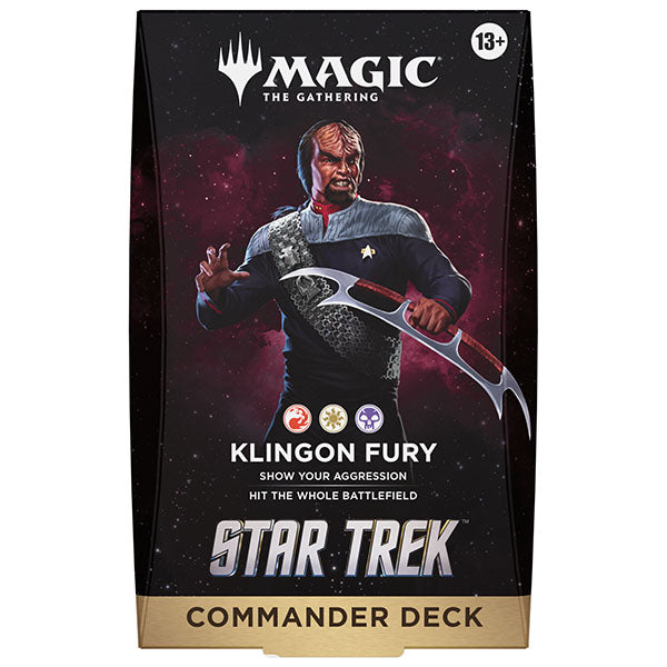 PRE-ORDER: Magic: The Gathering - Star Trek Commander Deck Klingon Fury