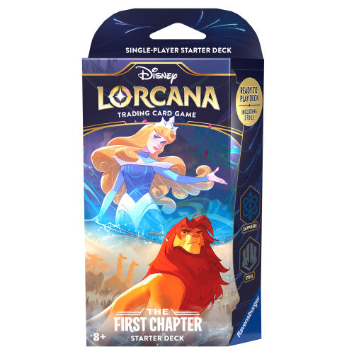 Disney Lorcana Trading Card Game - The First Chapter Starter Deck - Starter Deck - Set 1