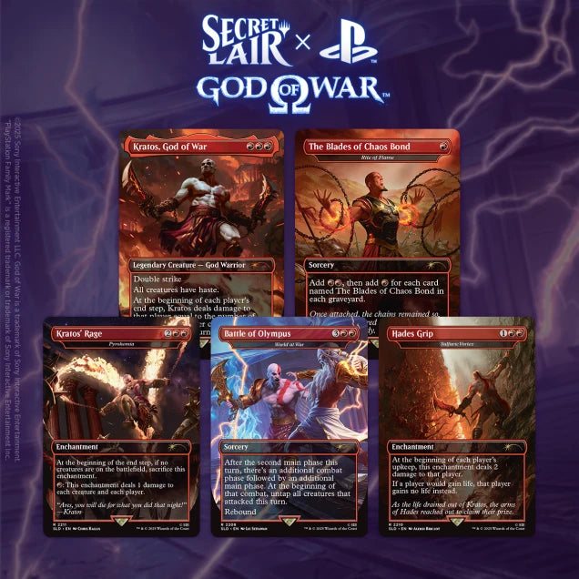 PRE-ORDER - Magic! The Gathering: Secret Lair x God of War: Greek Non-Foil 