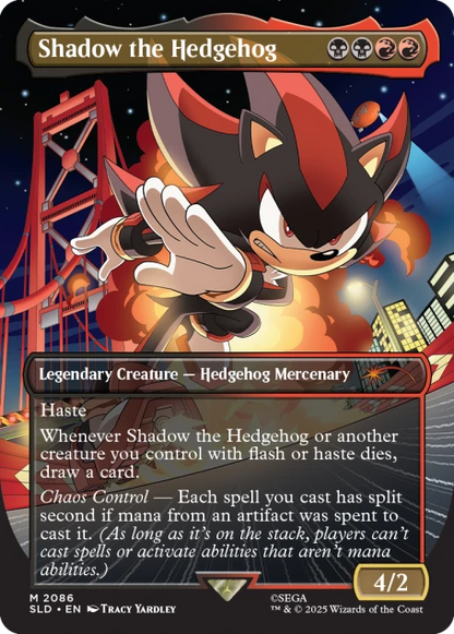 MTG Secret Lair - Friends & Foes Sonic The Hedgehog 