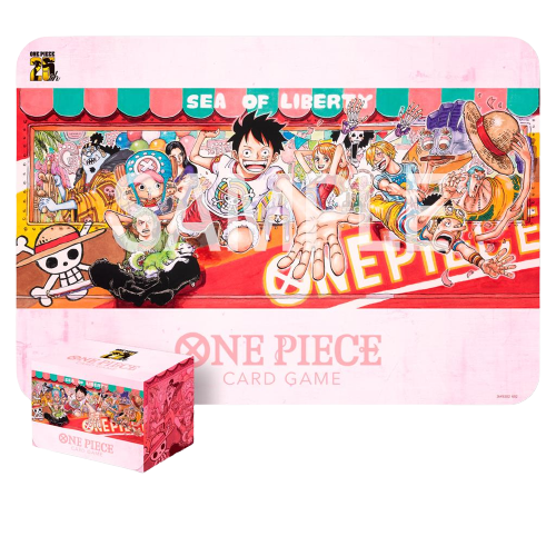 One Piece Card Game - Playmat and Card Case Set - 25th Edition