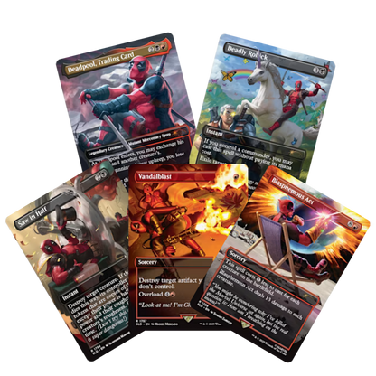 Secret Lair Marvel's Deadpool Foil 4個 Secret Lair x Marvel's Secret Lair Marvel's Deadpool Foil 4個 Secret Lair x Marvel's