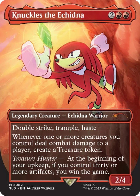 MTG Secret Lair - Friends & Foes Sonic The Hedgehog 