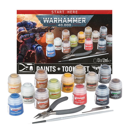 Warhammer 40K - Paint + Tools Set V.2