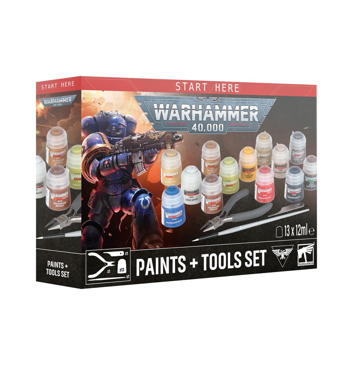 Warhammer 40K - Paint + Tools Set V.2