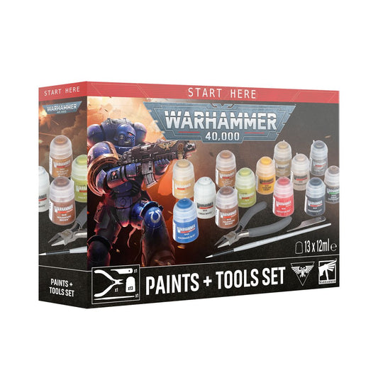 Warhammer 40K - Paint + Tools Set V.2