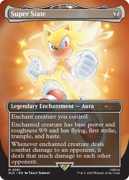 MTG Secret Lair - Friends & Foes Sonic The Hedgehog 