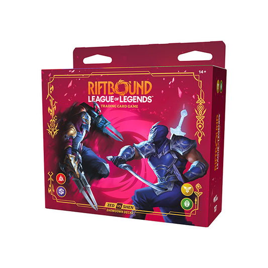 PRE-ORDER: Riftbound: League of Legends TCG - Set 4 - Vendetta Showdown Decks: Zed vs Shen