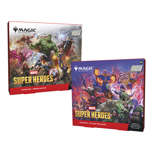 PRE-ORDER: Magic The Gathering - Marvel Super Heroes Scene Box 