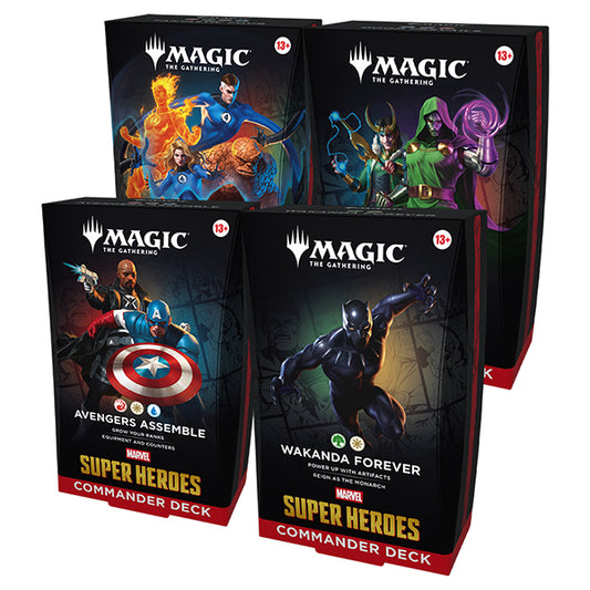 PRE-ORDER: Magic The Gathering - Marvel Super Heroes Commander Deck 