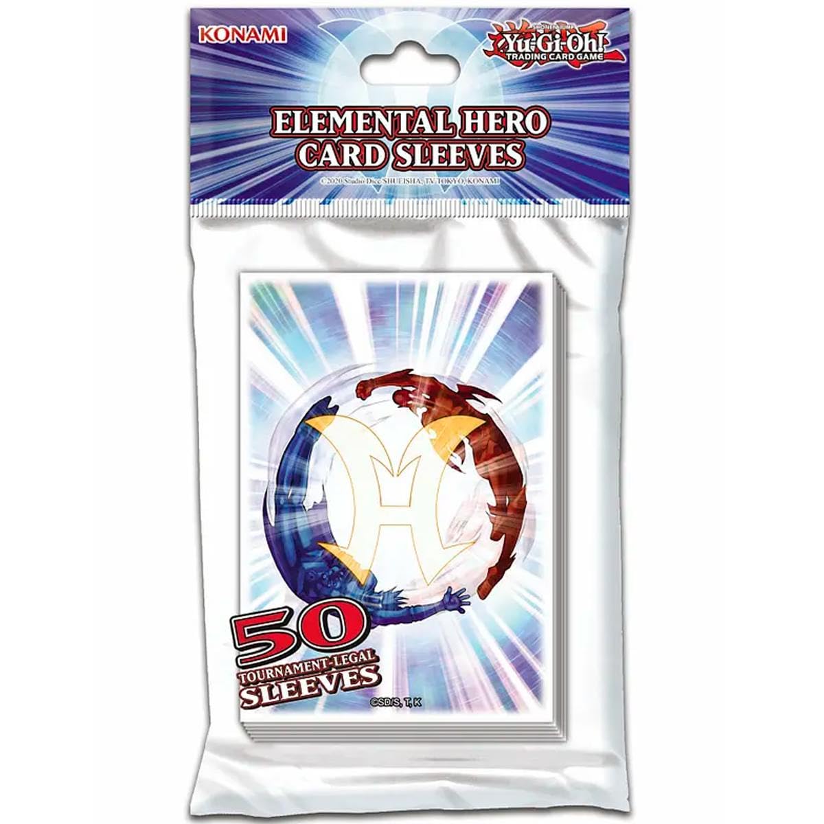 Yu-Gi-Oh! - Elemental Hero Sleeves 50 Pack