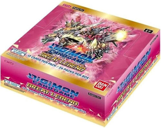 Digimon Card Game Great Legend | Sealed Booster Box of 24 Packs | BT04