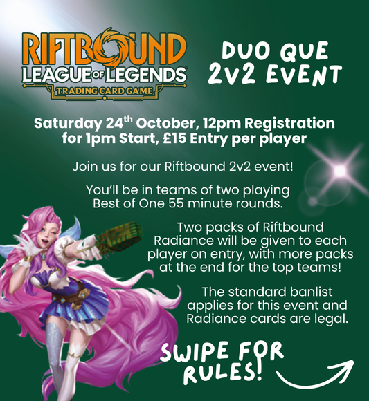 TICKET: RIFTBOUND 2v2 Event Series 1 - 24/10/2026